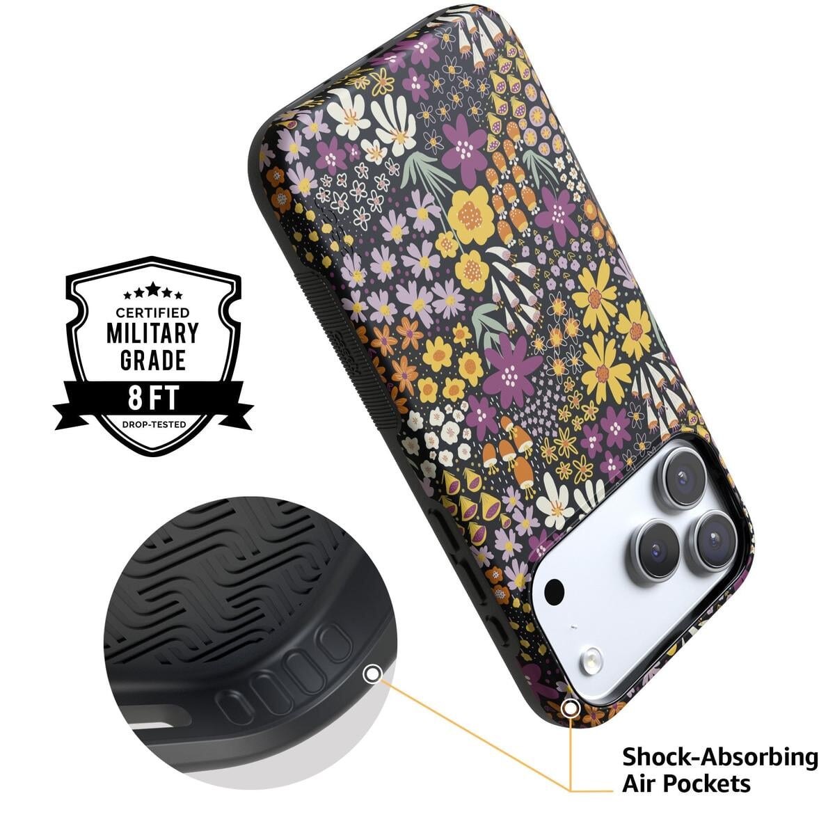 Falling for You | Plum Floral Case iPhone Case get.casely