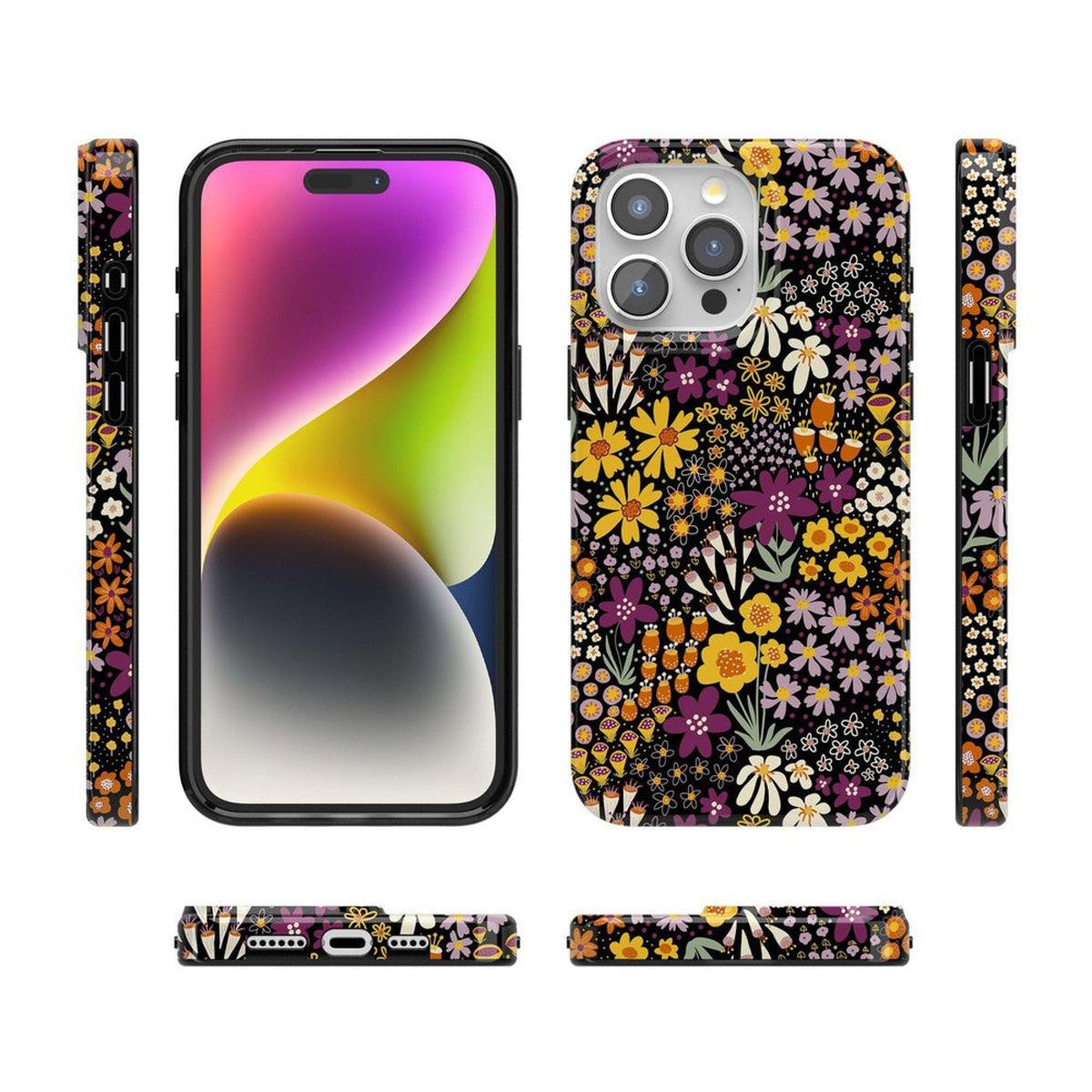 Falling for You | Plum Floral Case iPhone Case get.casely