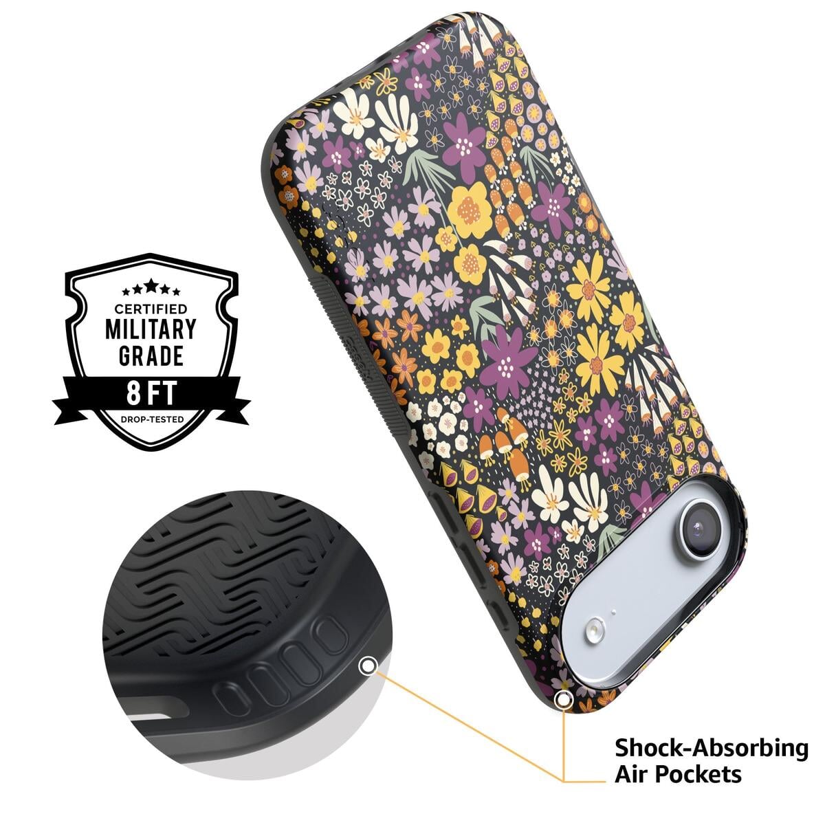 Falling for You | Plum Floral Case iPhone Case get.casely