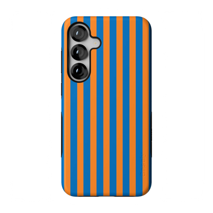 Go New York | Blue & Orange Stripes Case - Galaxy S25 Plus