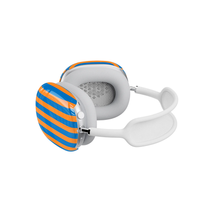 Go New York | Blue & Orange Stripes AirPods Max Case