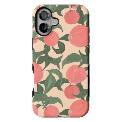 Feeling Peachy | Blush Vines Case iPhone Case get.casely Bold + MagSafe® iPhone 16 Plus