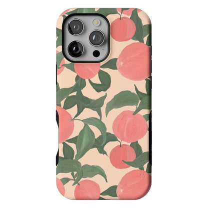 Feeling Peachy | Blush Vines Case iPhone Case get.casely Bold + MagSafe® iPhone 16 Pro