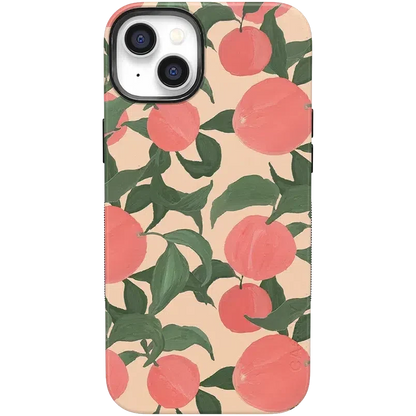 Feeling Peachy | Blush Vines Case iPhone Case get.casely Bold + MagSafe® iPhone 14 Plus