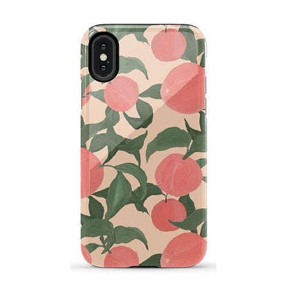 Feeling Peachy | Blush Vines Case iPhone Case get.casely Essential iPhone X / XS