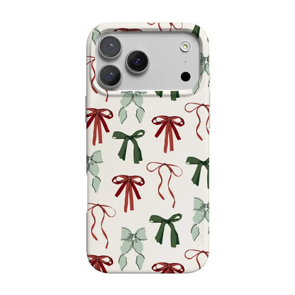 Festive Girlie | Holiday Bows Case Phone Case Casetry Classic + MagSafe® iPhone 17 Pro Max