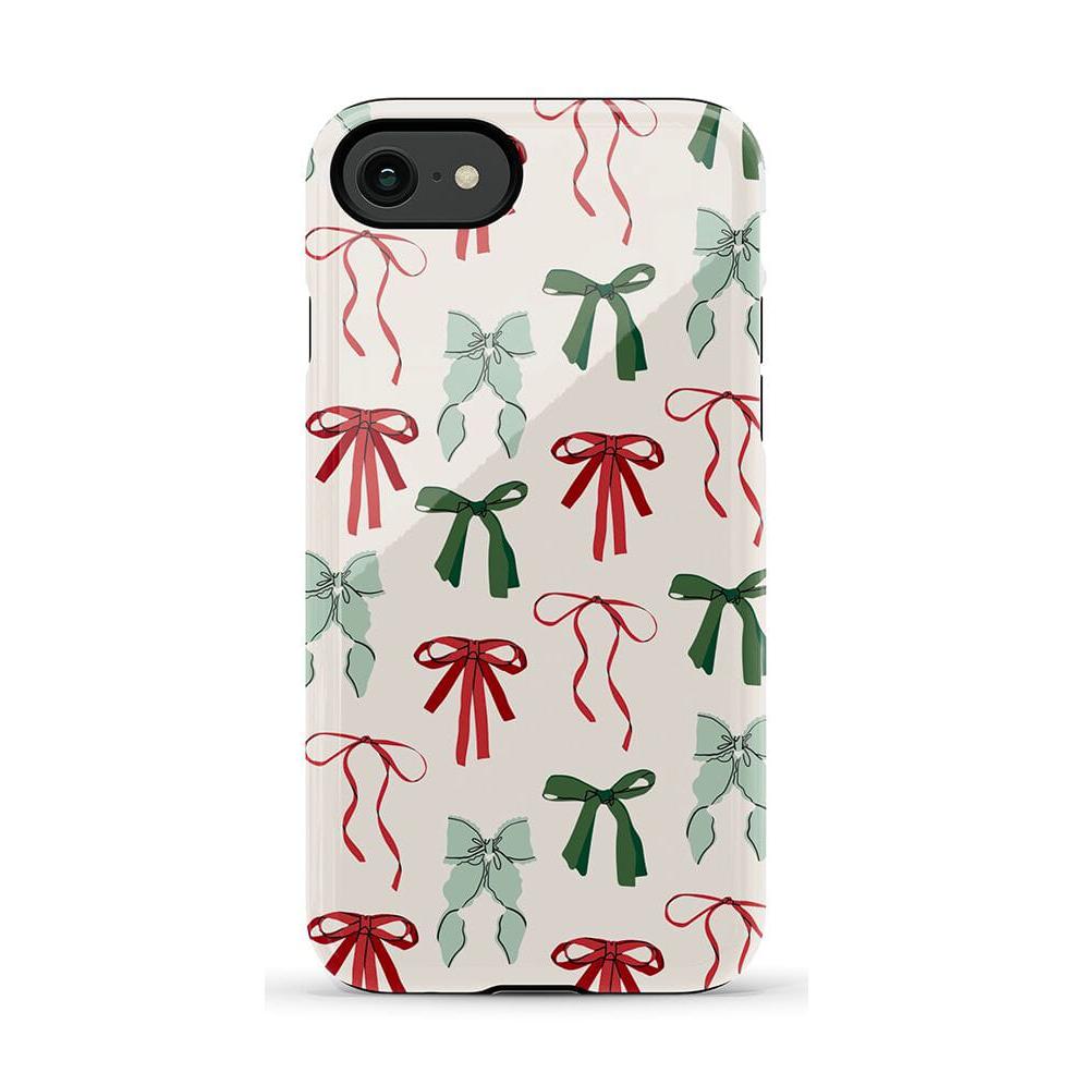 Festive Girlie | Holiday Bows Case Phone Case Casetry Essential iPhone SE (2020 & 2022)