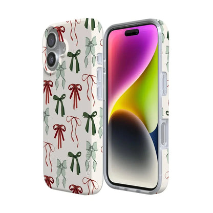 Festive Girlie | Holiday Bows Case Phone Case Casetry