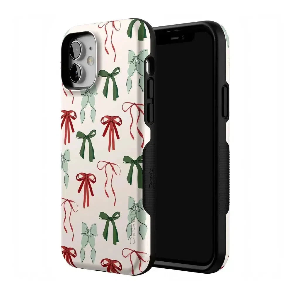 Festive Girlie | Holiday Bows Case Phone Case Casetry