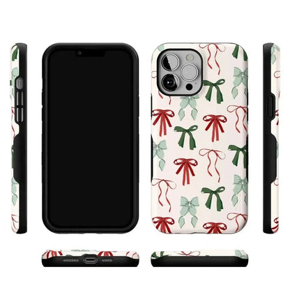Festive Girlie | Holiday Bows Case Phone Case Casetry