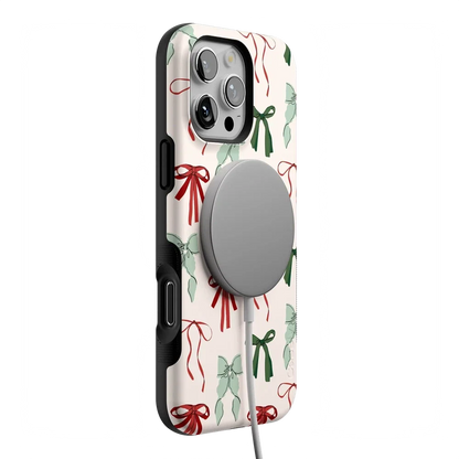 Festive Girlie | Holiday Bows Case Phone Case Casetry