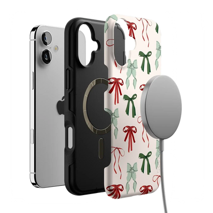 Festive Girlie | Holiday Bows Case Phone Case Casetry