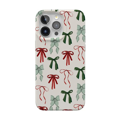 Festive Girlie | Holiday Bows Case Phone Case Casetry