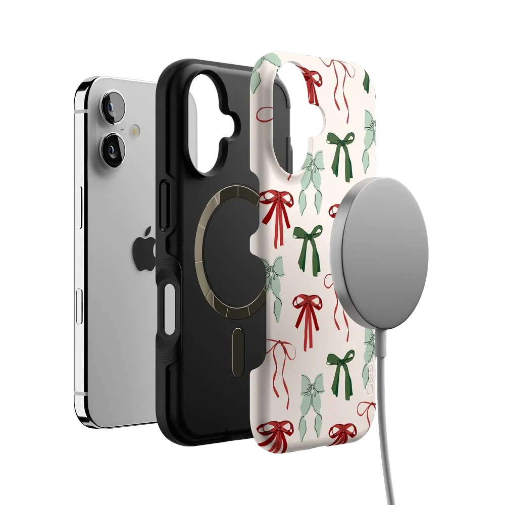 Festive Girlie | Holiday Bows Case Phone Case Casetry