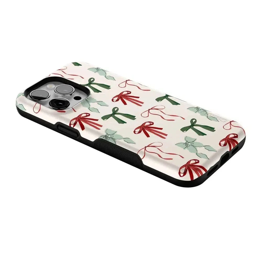 Festive Girlie | Holiday Bows Case Phone Case Casetry