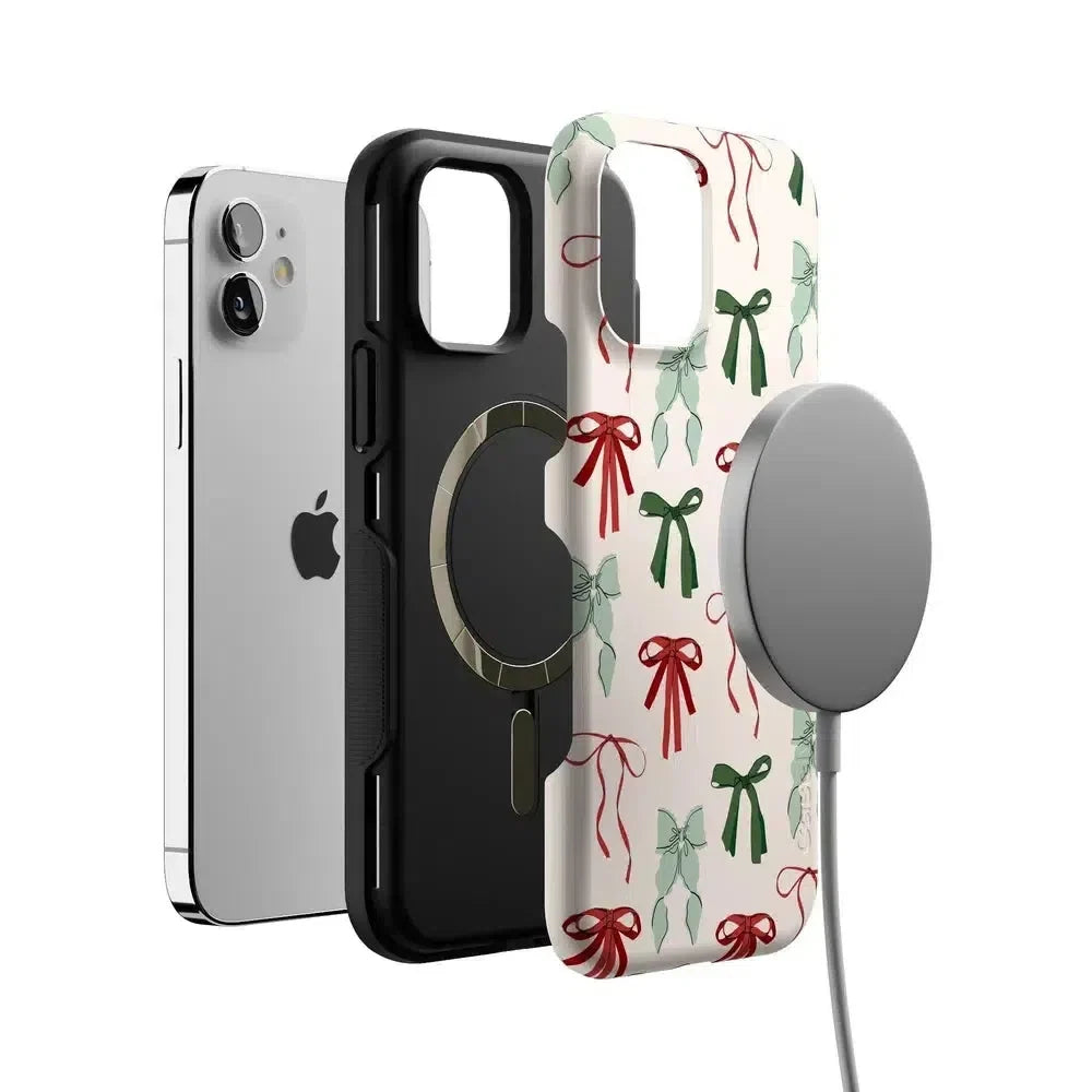 Festive Girlie | Holiday Bows Case Phone Case Casetry