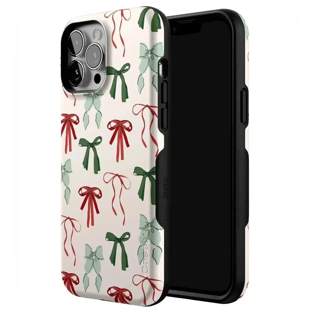 Festive Girlie | Holiday Bows Case Phone Case Casetry