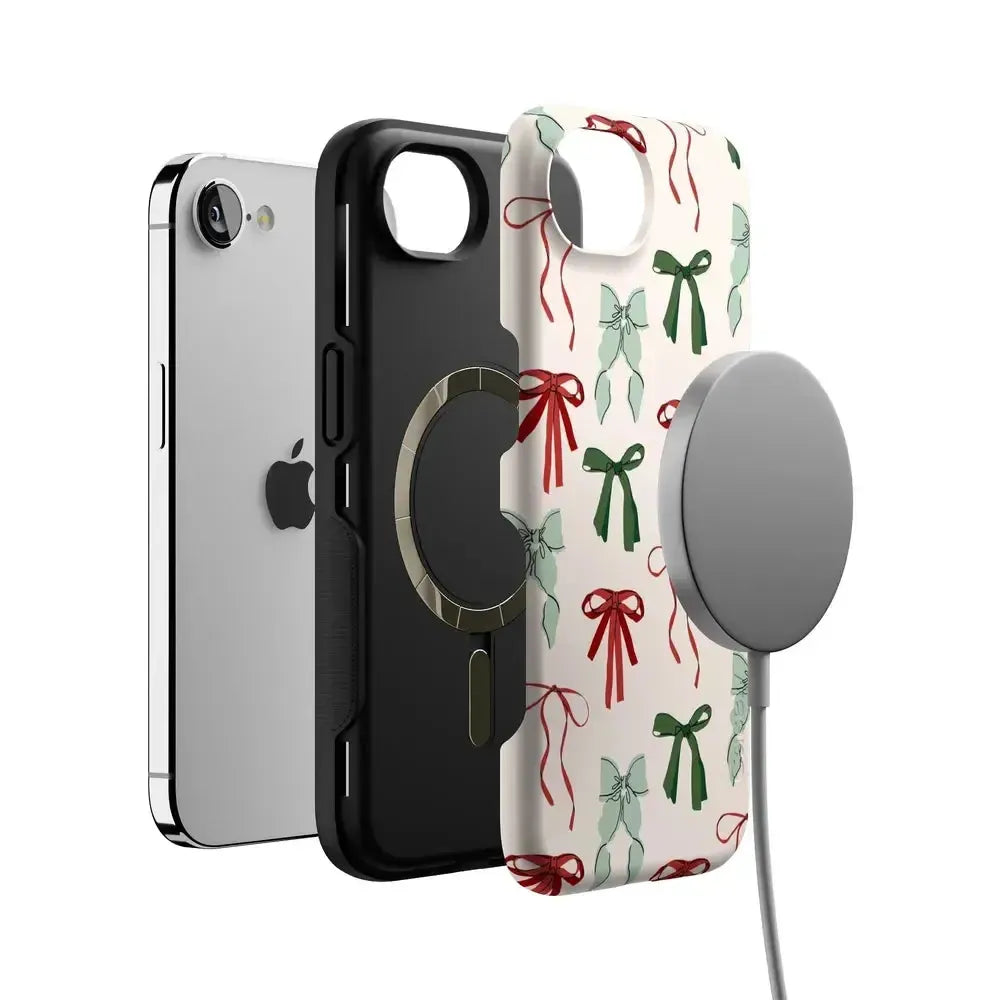 Festive Girlie | Holiday Bows Case Phone Case Casetry