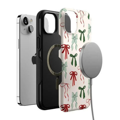 Festive Girlie | Holiday Bows Case Phone Case Casetry