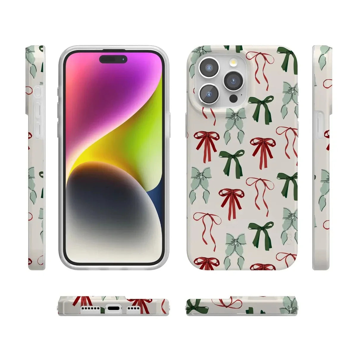 Festive Girlie | Holiday Bows Case Phone Case Casetry
