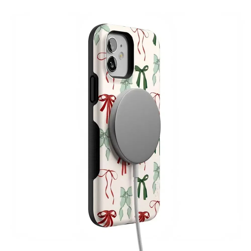 Festive Girlie | Holiday Bows Case Phone Case Casetry