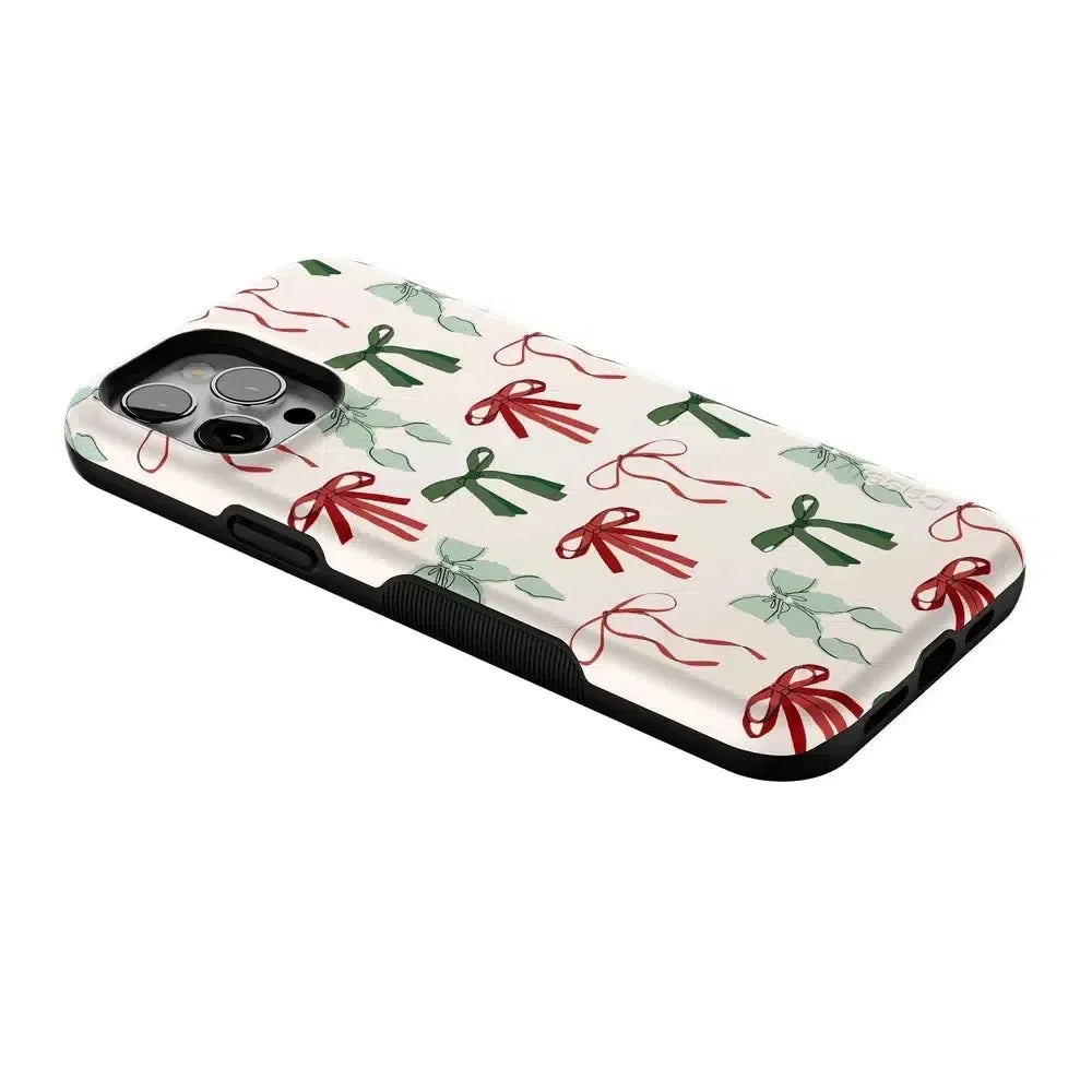 Festive Girlie | Holiday Bows Case Phone Case Casetry