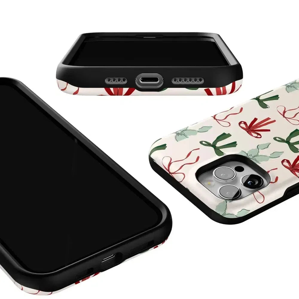 Festive Girlie | Holiday Bows Case Phone Case Casetry