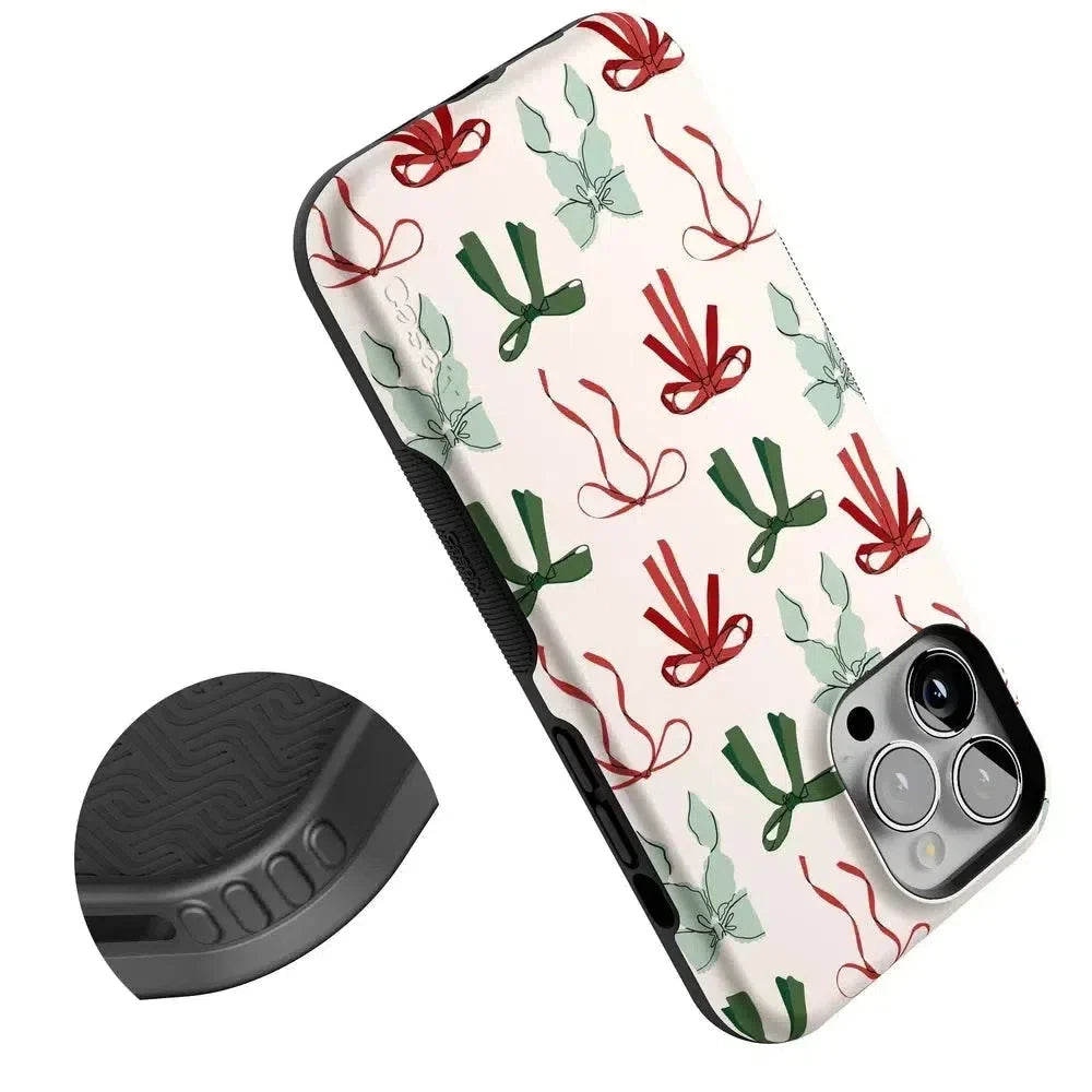 Festive Girlie | Holiday Bows Case Phone Case Casetry