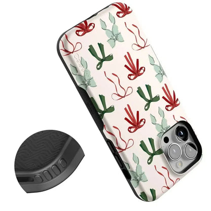 Festive Girlie | Holiday Bows Case Phone Case Casetry