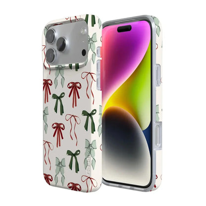 Festive Girlie | Holiday Bows Case Phone Case Casetry