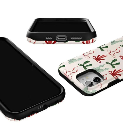 Festive Girlie | Holiday Bows Case Phone Case Casetry
