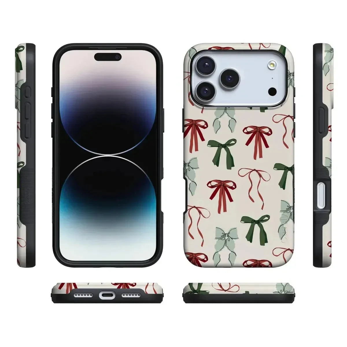 Festive Girlie | Holiday Bows Case Phone Case Casetry