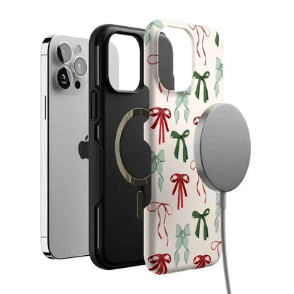 Festive Girlie | Holiday Bows Case Phone Case Casetry