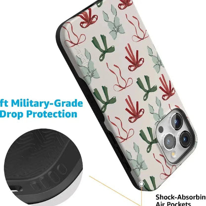 Festive Girlie | Holiday Bows Case Phone Case Casetry
