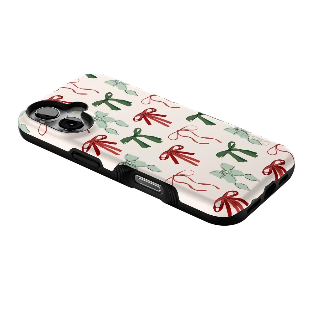 Festive Girlie | Holiday Bows Case Phone Case Casetry