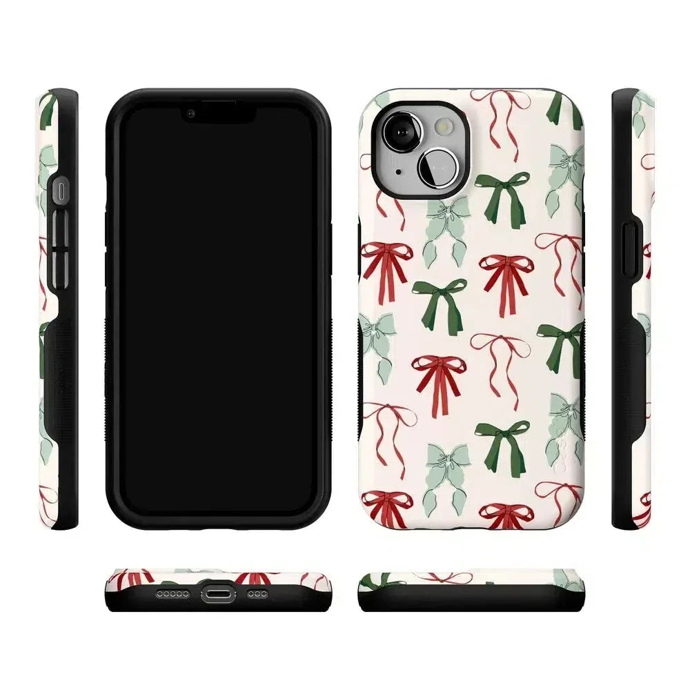 Festive Girlie | Holiday Bows Case Phone Case Casetry
