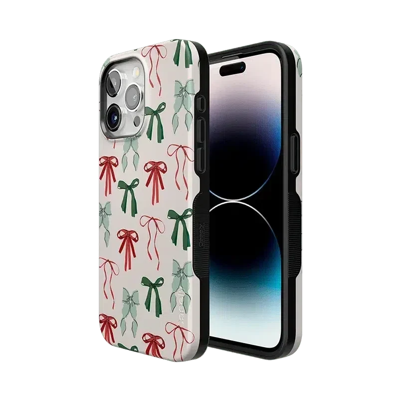 Festive Girlie | Holiday Bows Case Phone Case Casetry
