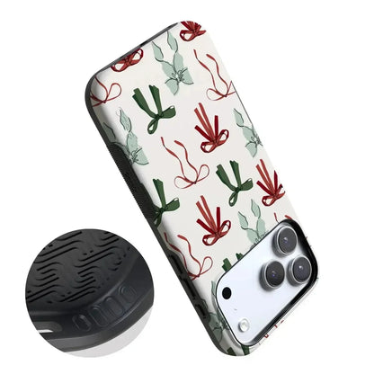 Festive Girlie | Holiday Bows Case Phone Case Casetry