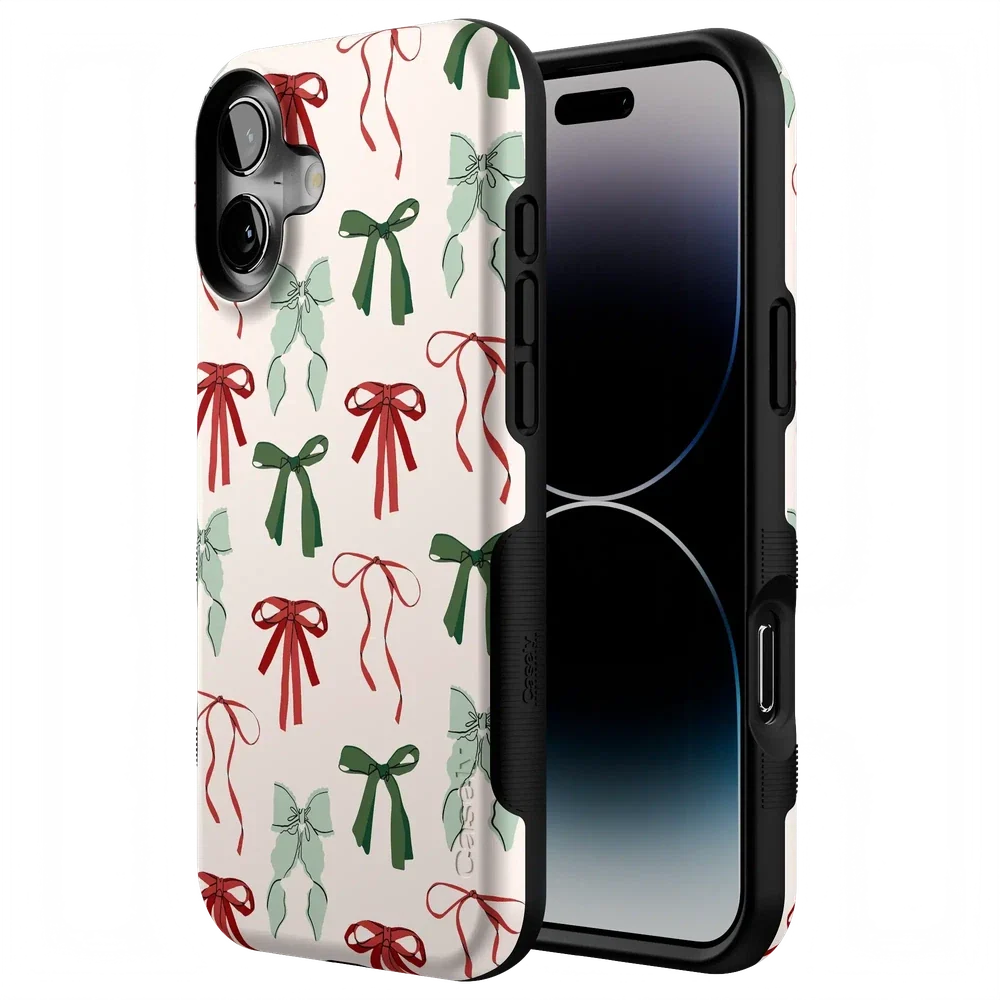 Festive Girlie | Holiday Bows Case Phone Case Casetry