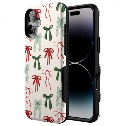 Festive Girlie | Holiday Bows Case Phone Case Casetry