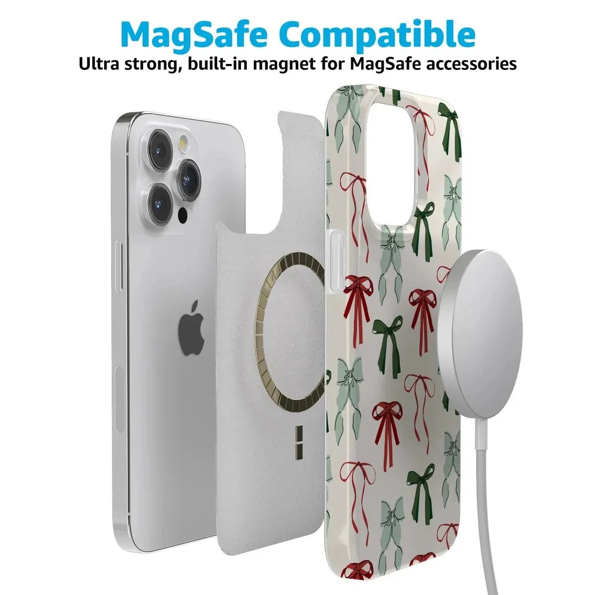 Festive Girlie | Holiday Bows Case Phone Case Casetry