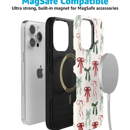 Festive Girlie | Holiday Bows Case Phone Case Casetry