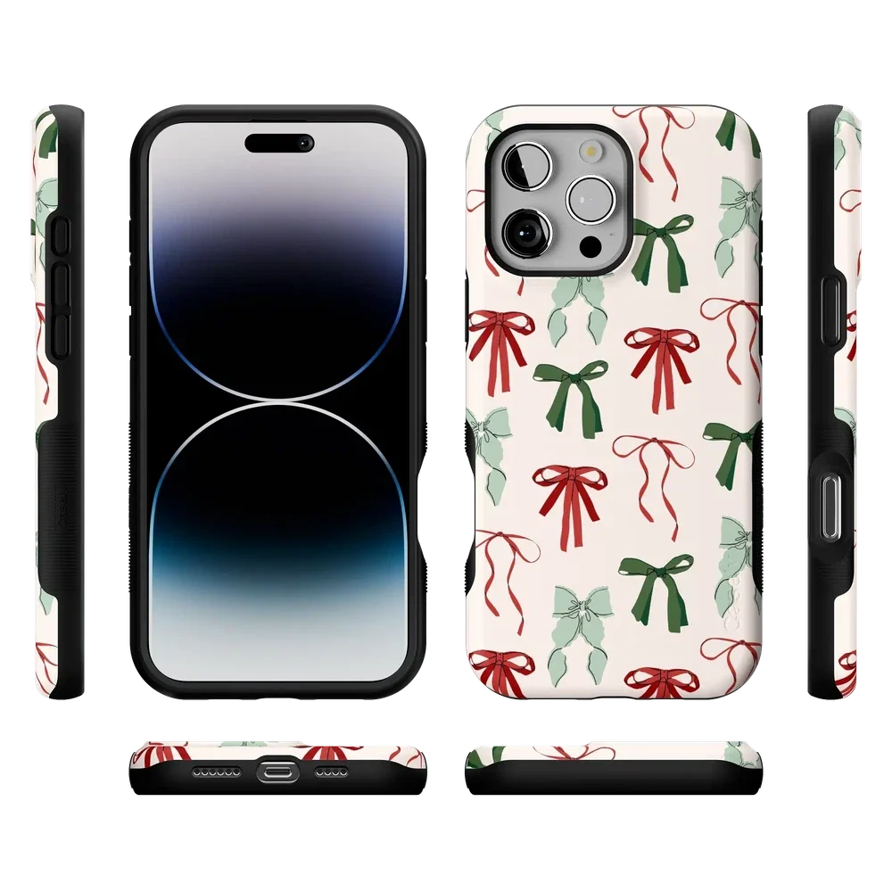 Festive Girlie | Holiday Bows Case Phone Case Casetry