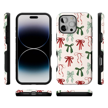 Festive Girlie | Holiday Bows Case Phone Case Casetry