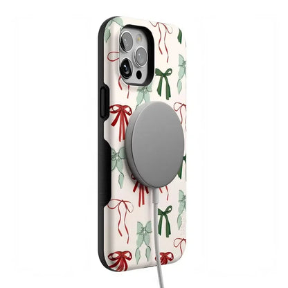 Festive Girlie | Holiday Bows Case Phone Case Casetry