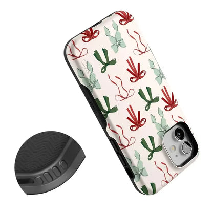 Festive Girlie | Holiday Bows Case Phone Case Casetry
