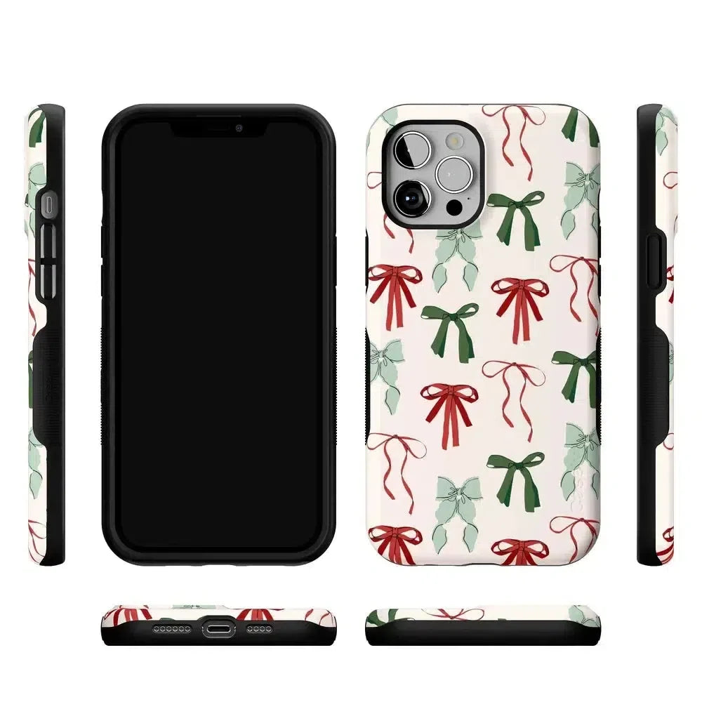 Festive Girlie | Holiday Bows Case Phone Case Casetry