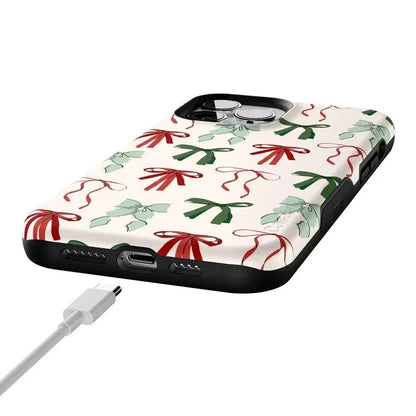Festive Girlie | Holiday Bows Case Phone Case Casetry
