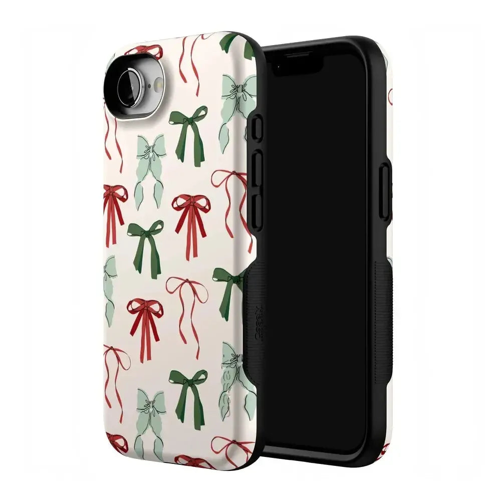 Festive Girlie | Holiday Bows Case Phone Case Casetry