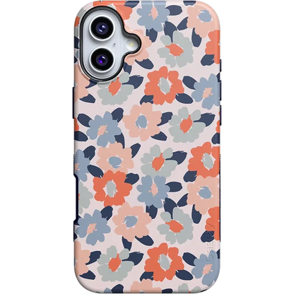 Field of Flowers | Pastel Floral Case iPhone Case get.casely Bold + MagSafe® iPhone 16 Plus